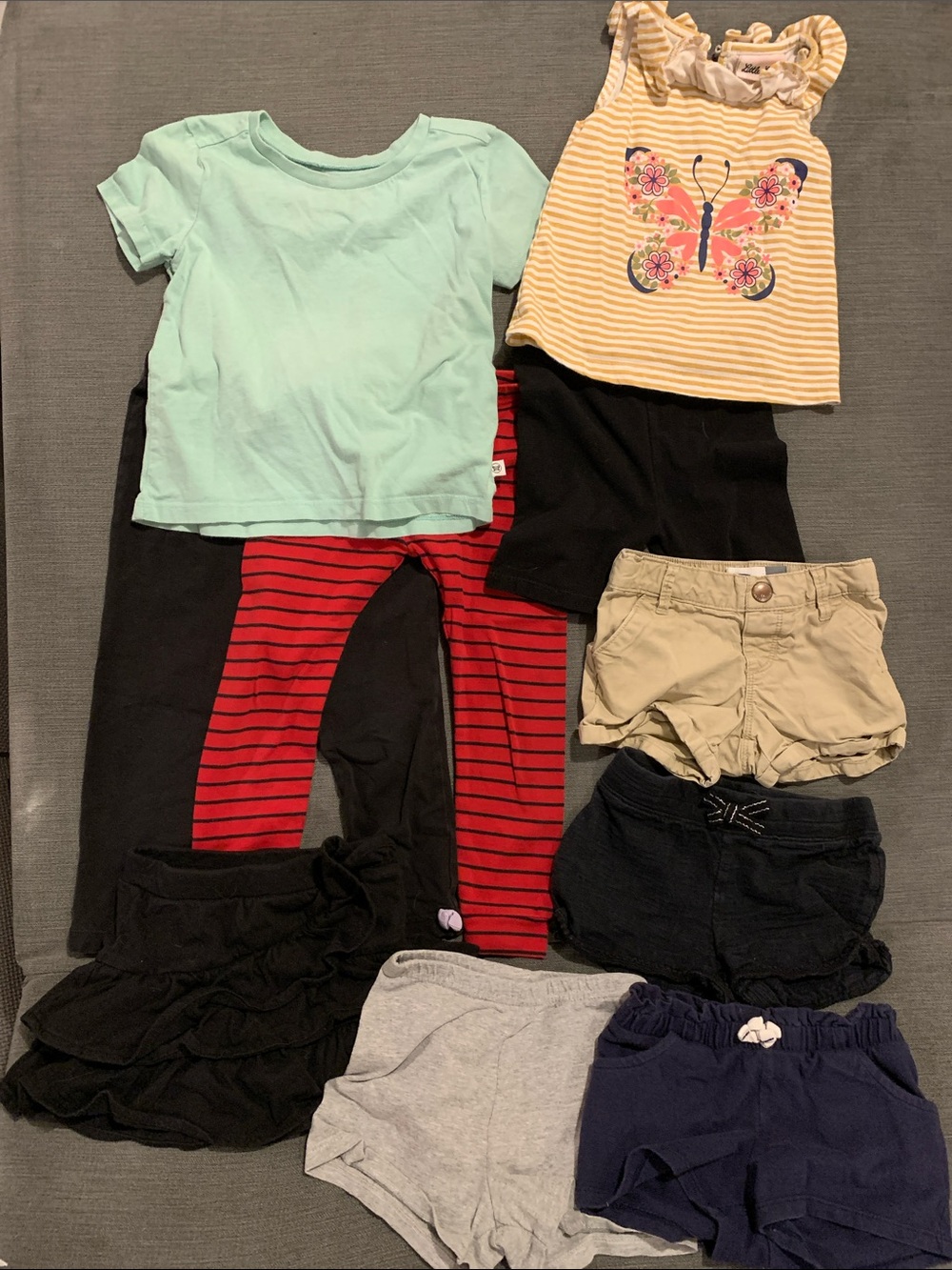 3T Girls Clothing Bundle Pants Shorts Shirts
